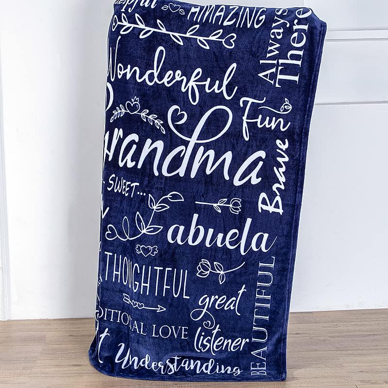 Wonderful Grandma Blanket: Inspiring Words Printed for You