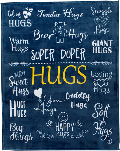 Hug Blanket Throw - Snuggly Soft Fleece Blanket Gift for Loved One