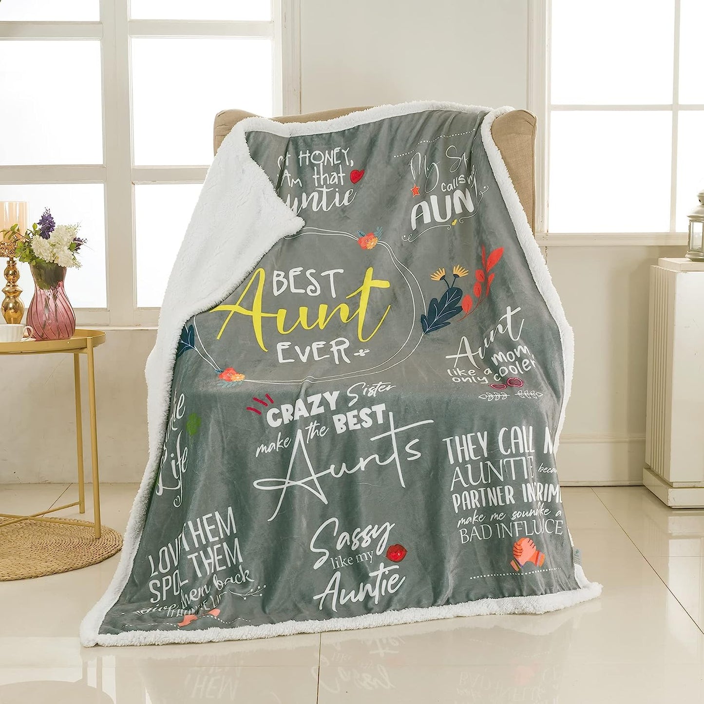 Hilarious Aunt Blanket That Tickle Your Aunt's Funny Bone