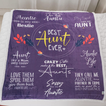 Hilarious Aunt Blanket That Tickle Your Aunt's Funny Bone