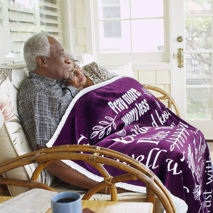 Faith Hope Love Blankets for Women or Men