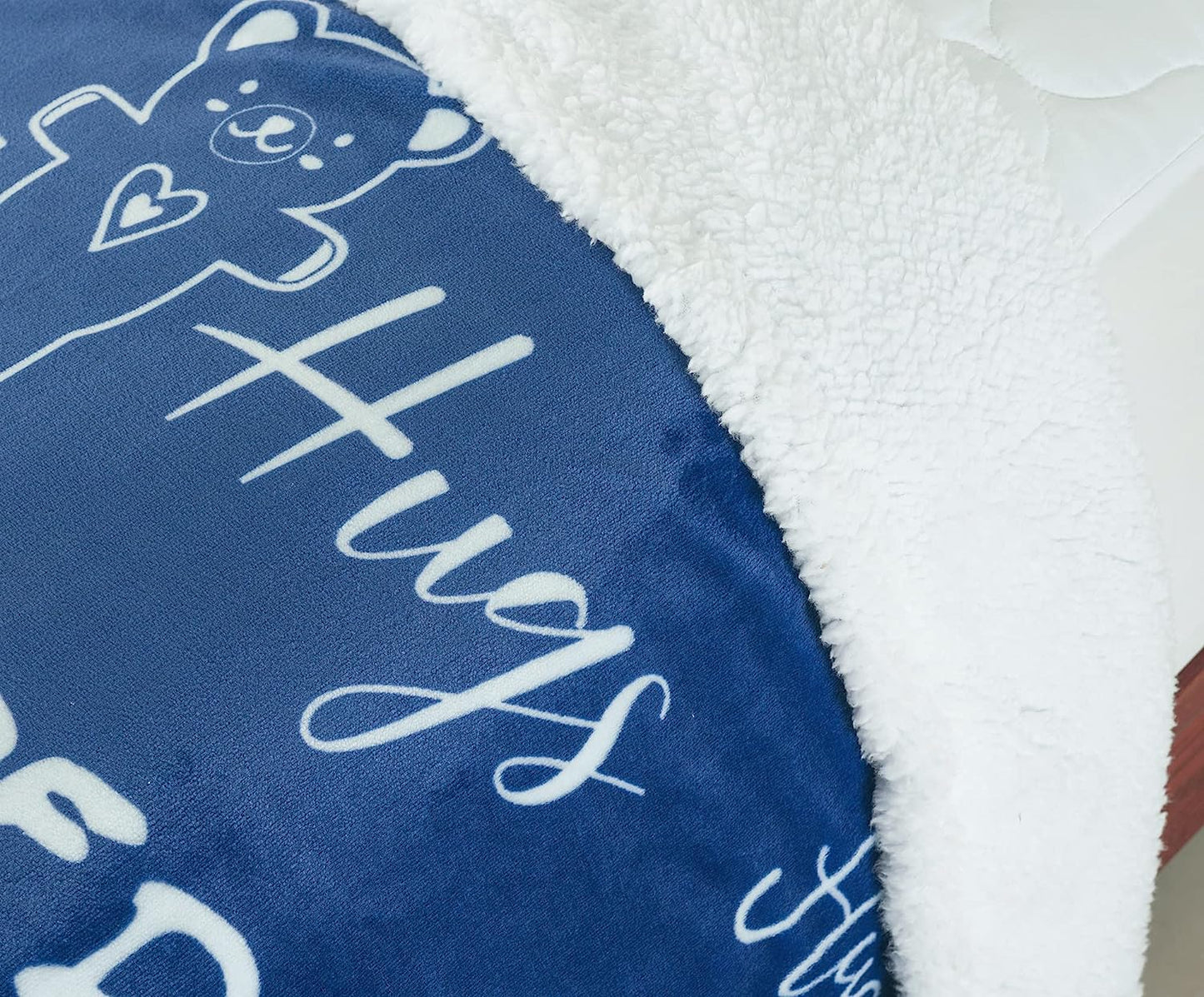 Hug Blanket Throw - Snuggly Soft Fleece Blanket Gift for Loved One